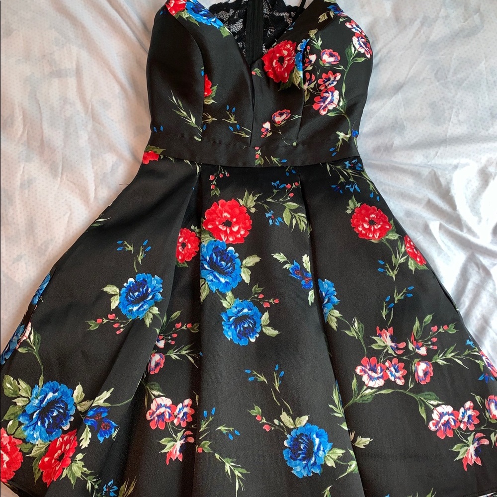 B.Smart fit and flare homecoming dress